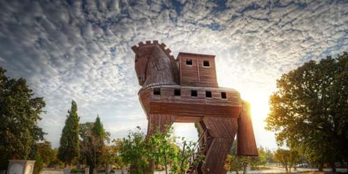 Trojan Horse, Troy, Turkey
