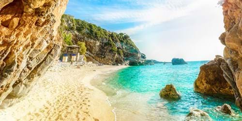 Lovely beach in Corfu
