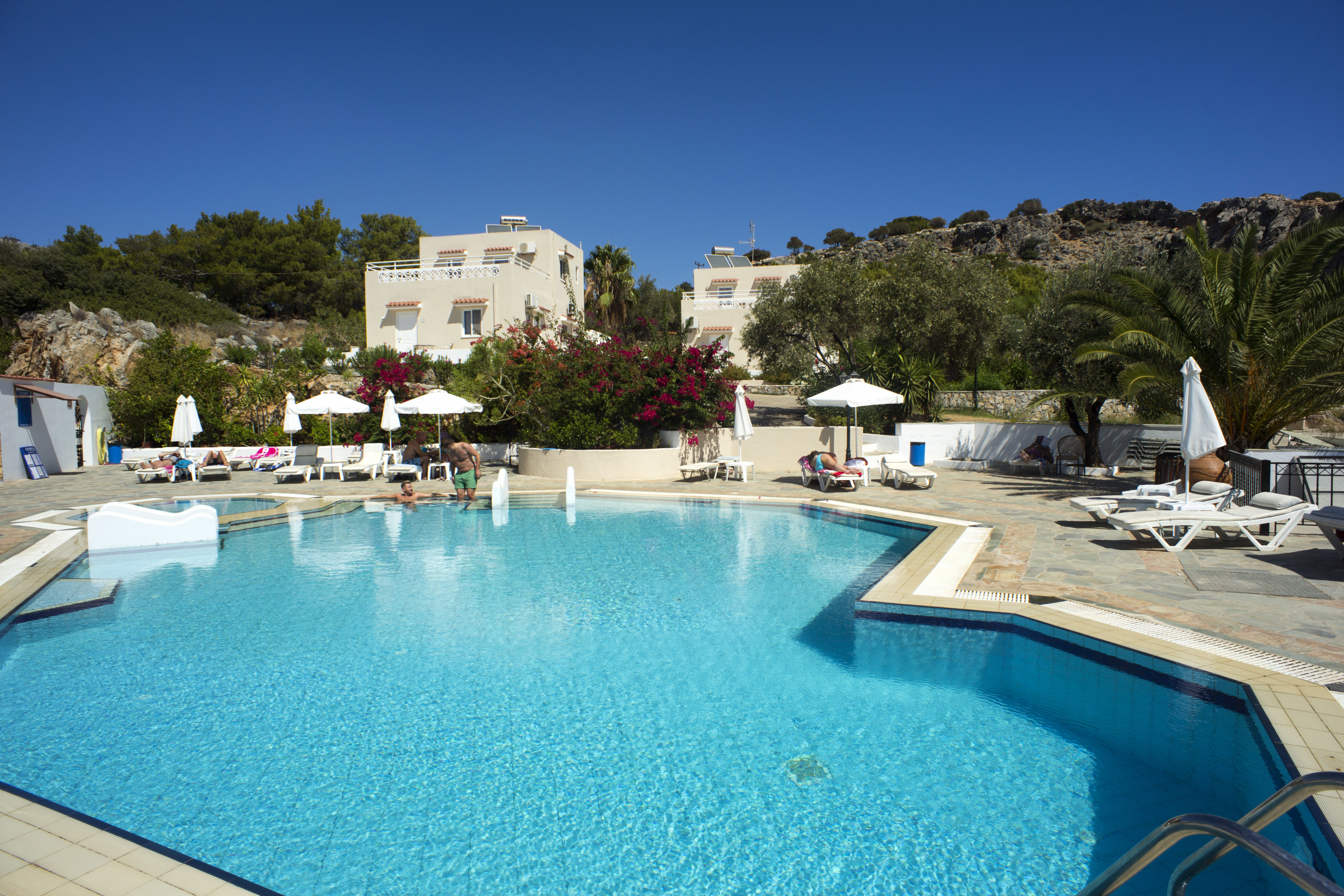 Eleni Apartments in Pefkos, Rhodes. Olympic Holidays